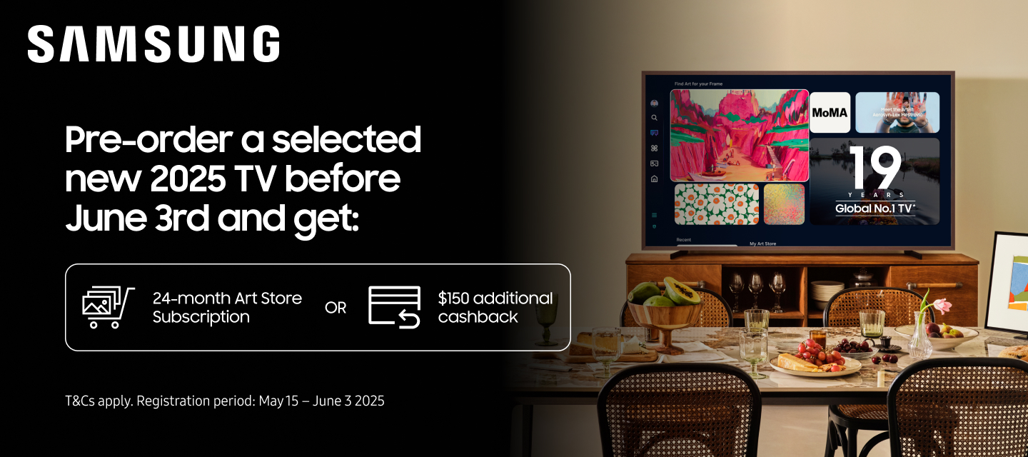 Samsung TV Cashback Promotion | Samsung NZ